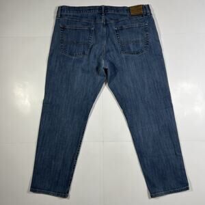 Lucky Brand Jeans 221 Straight Blue Denim Medium Wash Mens Size 40x30